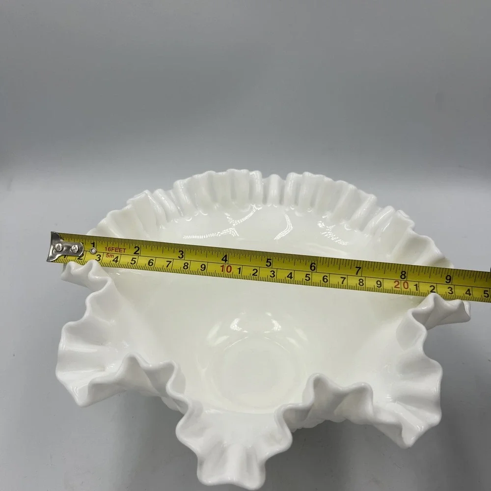 VTG Fenton Milk Glass‎ Hobnail 9